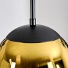 Gastor Hanglamp, Kogellampje 20 cm Goud, Duidelijk, 1-licht