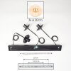 Gastor Hanglamp, Kogellampje Amber, Duidelijk, 3-lichts