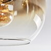 Koyoto Plafondlamp, Kogellampje 40 cm Natuurlijke kleuren, Zwart, 3-lichts