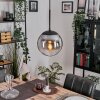 Gastor Hanglamp, Kogellampje Duidelijk, Rookkleurig, 1-licht