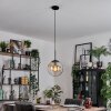 Gastor Hanglamp, Kogellampje 25 cm Amber, Duidelijk, 1-licht