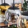 Gastor Hanglamp, Kogellampje Goud, Duidelijk, Rookkleurig, 3-lichts
