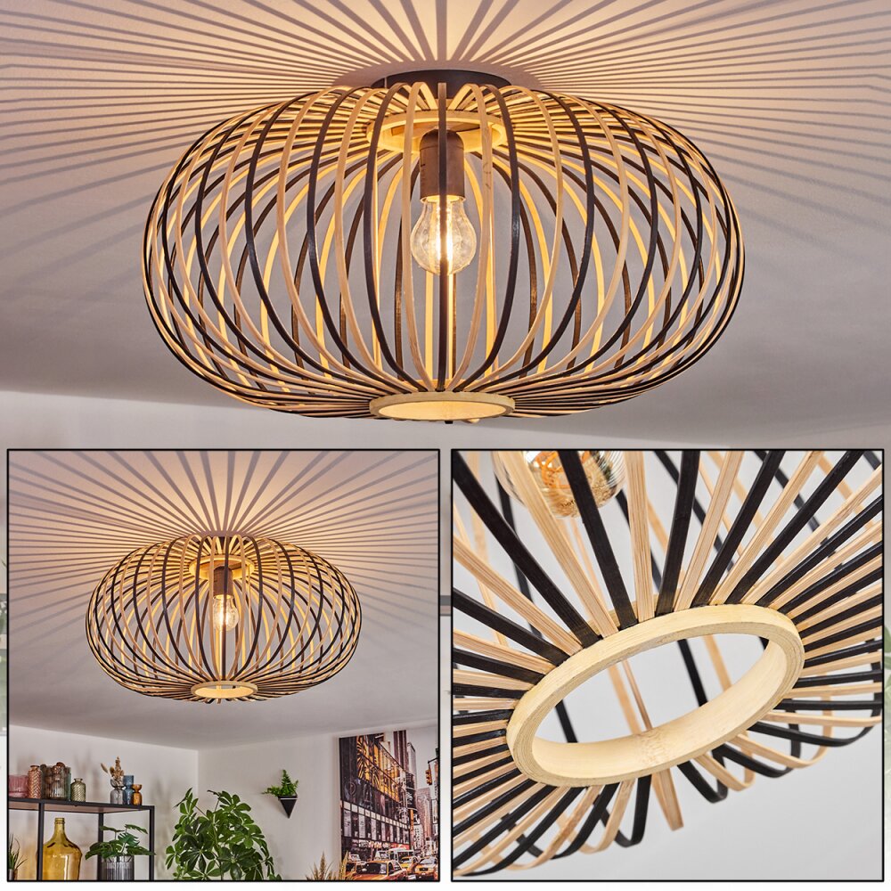Oravi Plafondlamp Zwart, 1-licht main product photo