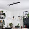 Gastor Hanglamp, Kogellampje Zwart, 3-lichts