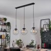 Gastor Hanglamp, Kogellampje Zwart, 3-lichts