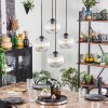 Koyoto Hanglamp, Kogellampje 35 cm Duidelijk, 4-lichts