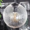 Koyoto Hanglamp, Kogellampje 35 cm Duidelijk, 4-lichts