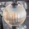 Koyoto Hanglamp, Kogellampje 35 cm Amber, Duidelijk, 4-lichts