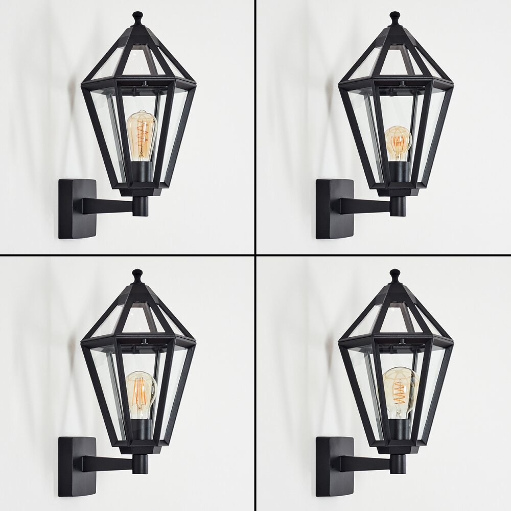 Falfosa Wandlamp voor buiten Zwart, 1-licht