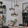 Mertola Hanglamp, Kogellampje Zwart, 3-lichts