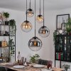Gastor Hanglamp, Kogellampje 45 cm Zwart, 5-lichts