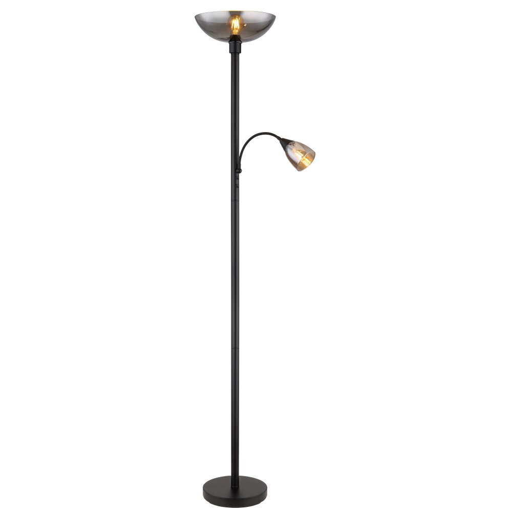 Globo BLADE Staande lamp, Leeslamp Zwart, 1-licht main product photo