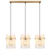 Globo Gorley Hanglamp Goud, 3-lichts