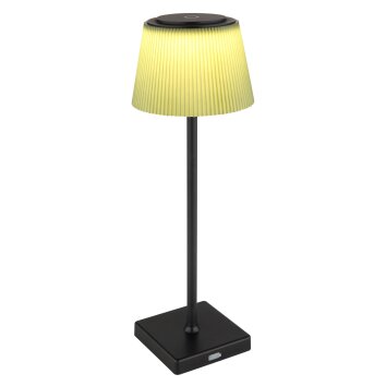 Globo Gregoir Tafellamp LED Zwart, 1-licht Globo Gregoir Tafellamp LED Zwart, 1-licht
