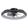 Globo Celeste Plafondventilator met verlichting LED Zwart, 1-licht, Afstandsbediening