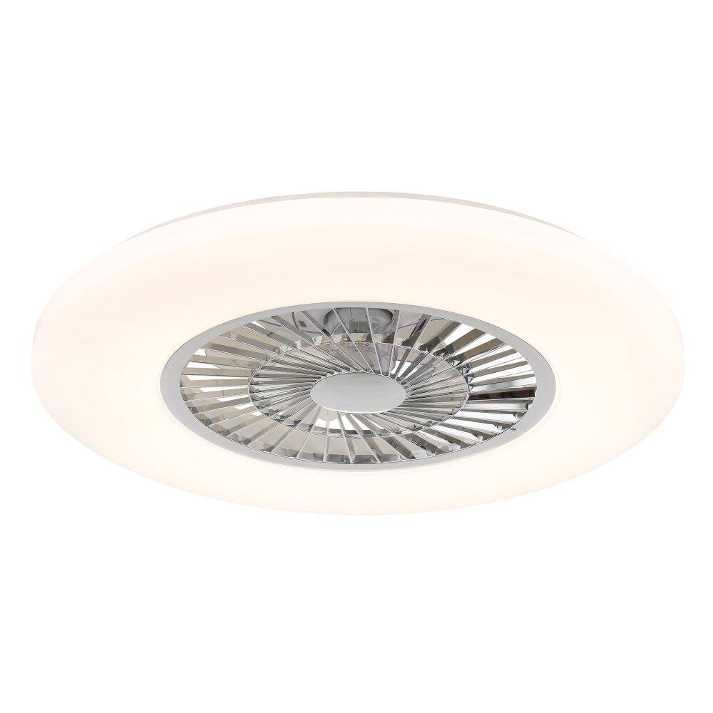 Globo Alva Plafondventilator met verlichting LED Wit, 1-licht, Afstandsbediening, Kleurwisselaar main product photo