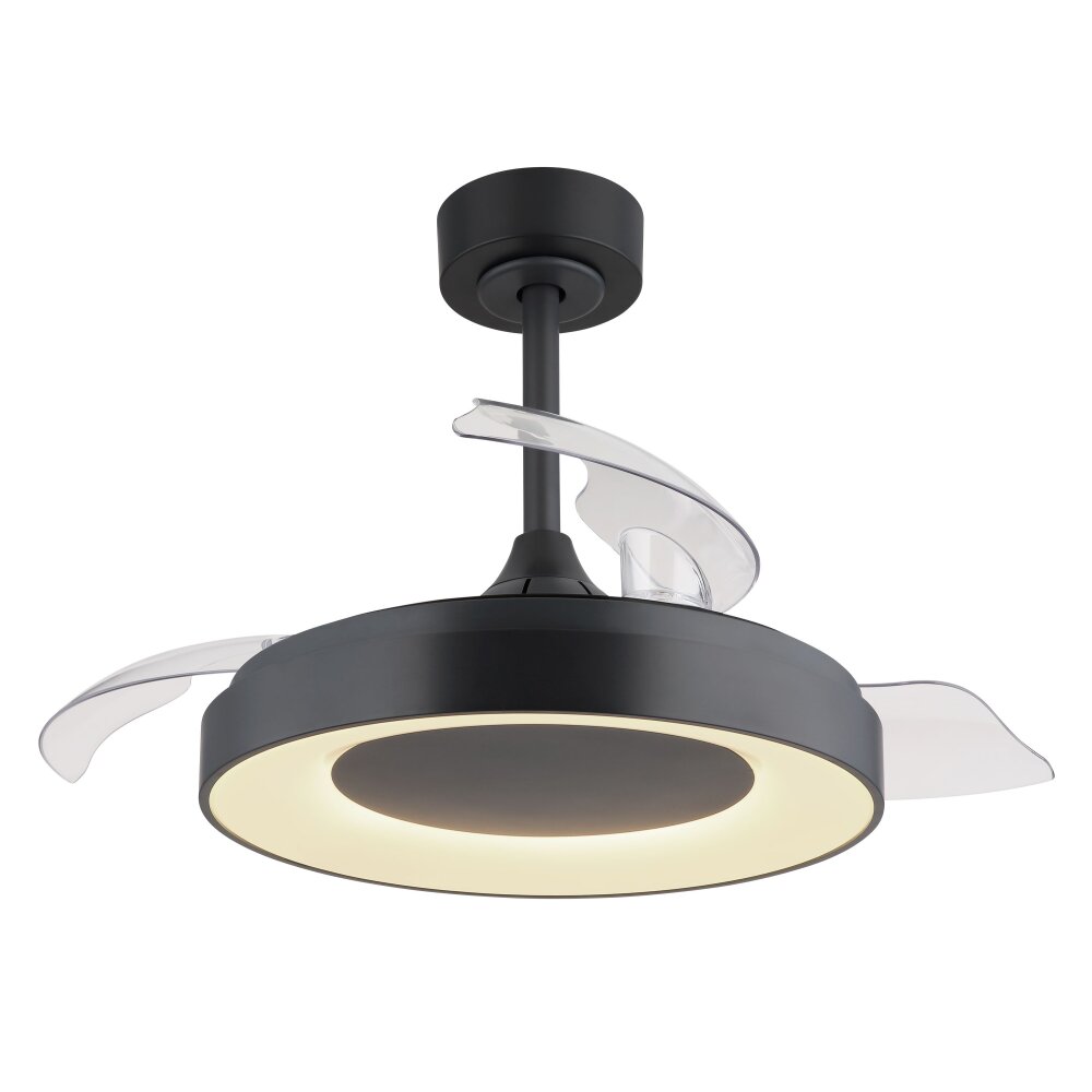Globo Elina Plafondventilator met verlichting LED Grijs, 1-licht, Afstandsbediening, Kleurwisselaar main product photo