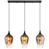 Globo Lavus Hanglamp Zwart, 3-lichts Globo Lavus Hanglamp Zwart, 3-lichts