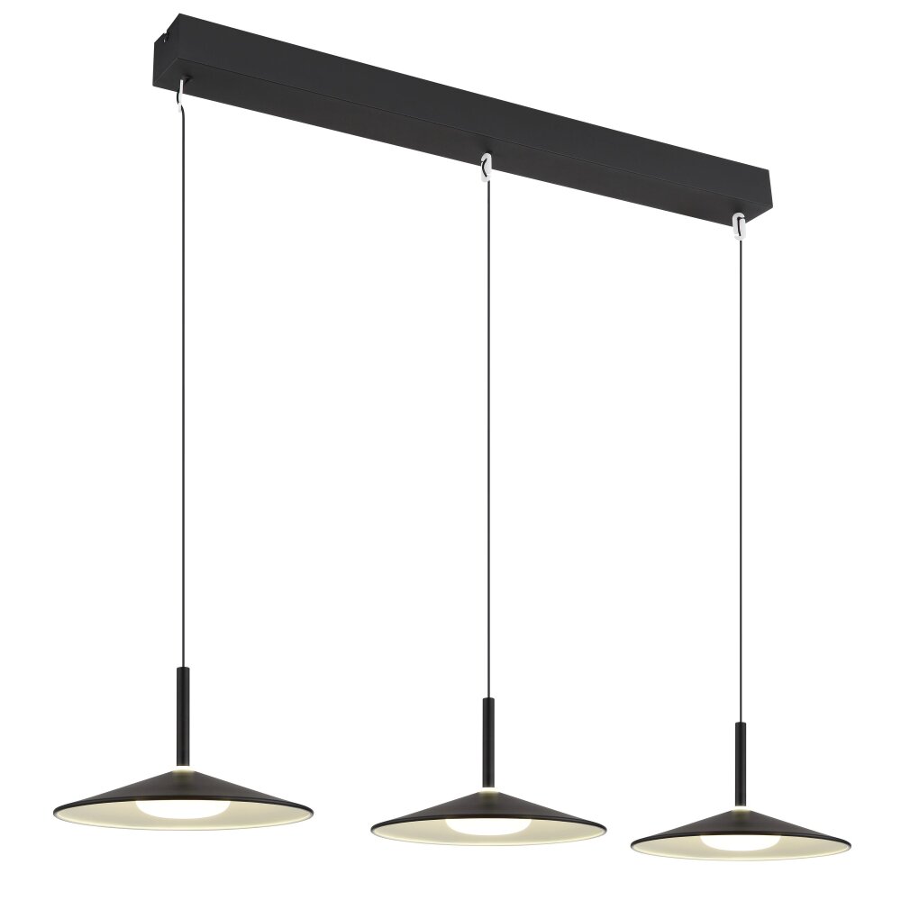 Globo Lampone Hanglamp LED Zwart, 1-licht main product photo