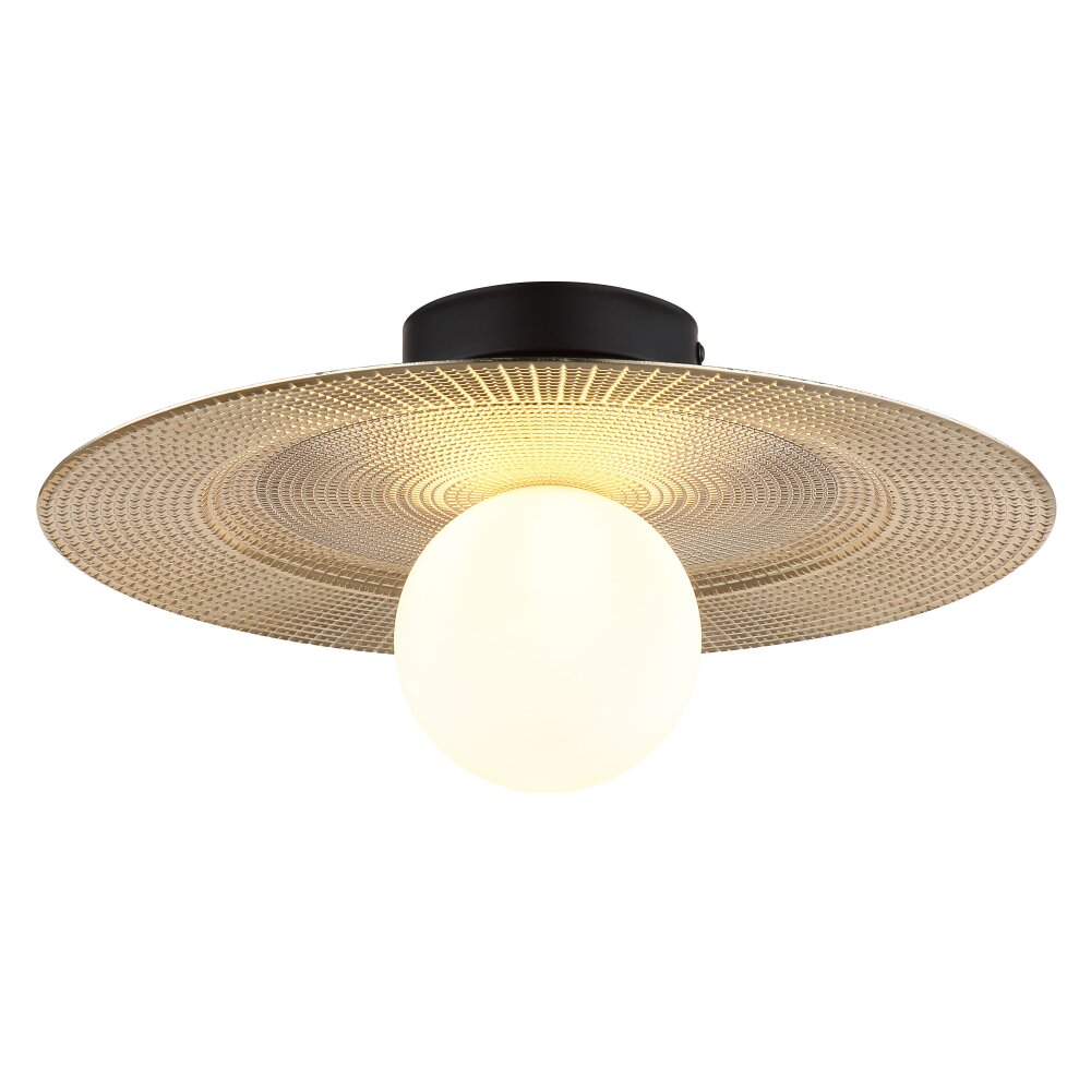 Globo Riga Plafondlamp Zwart, 1-licht main product photo