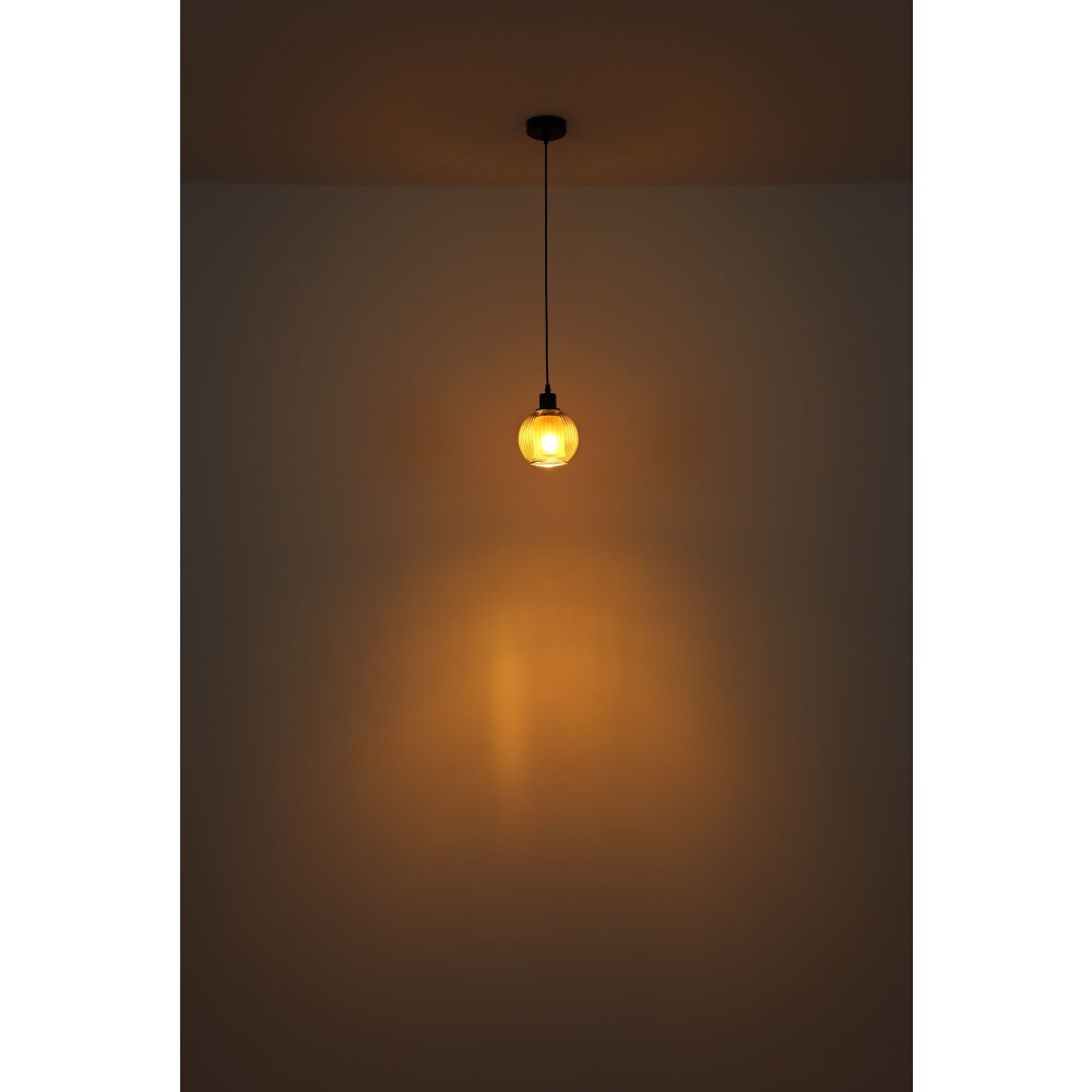 Globo Zumba Hanglamp Zwart, 1-licht