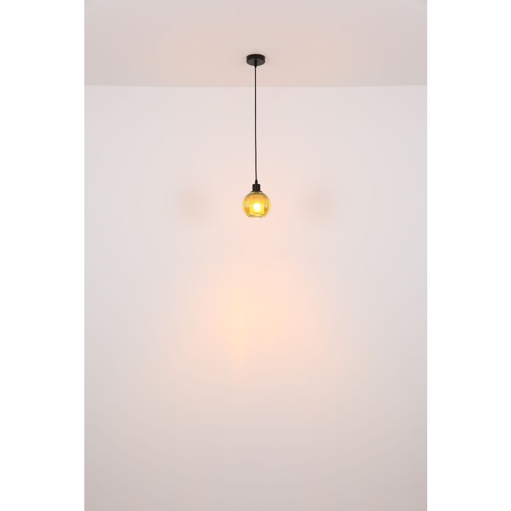 Globo Zumba Hanglamp Zwart, 1-licht