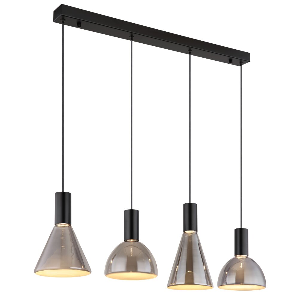 Globo Labora Hanglamp LED Zwart, 1-licht main product photo