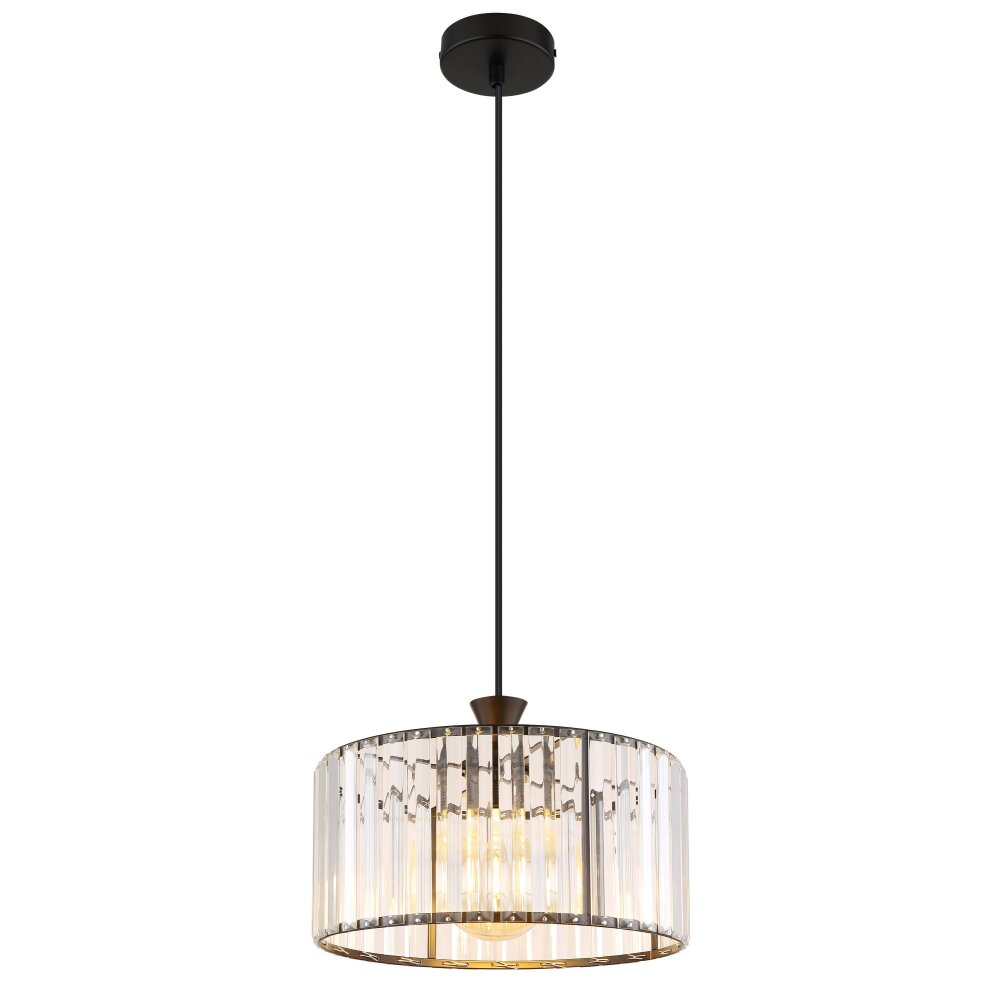 Globo Jordana Hanglamp Zwart, 1-licht main product photo