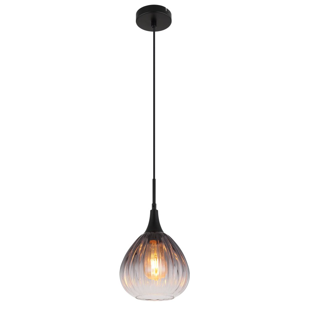 Globo Olsen Hanglamp Zwart, 1-licht main product photo