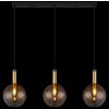 Globo Marinella Hanglamp Zwart, 3-lichts