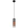 Globo Annika Hanglamp Zwart, 1-licht