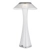 Globo Ambra Tafellamp LED Chroom, Transparant, Helder, 1-licht