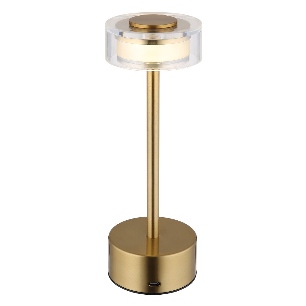 Globo Shira Tafellamp LED Messing, 1-licht main product photo