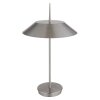 Globo Brenlor Tafellamp Nikkel mat, 2-lichts
