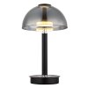 Globo Uldin Tafellamp LED Rookkleurig, 1-licht