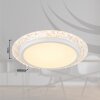 Globo Abigail Plafondlamp LED Wit, 1-licht