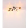 Globo Zarlona Plafondlamp Zwart, 6-lichts