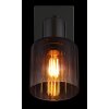 Globo Satella Plafondlamp, Plafondspot, Wandlamp, Muurspot Chroom, Zwart, 1-licht