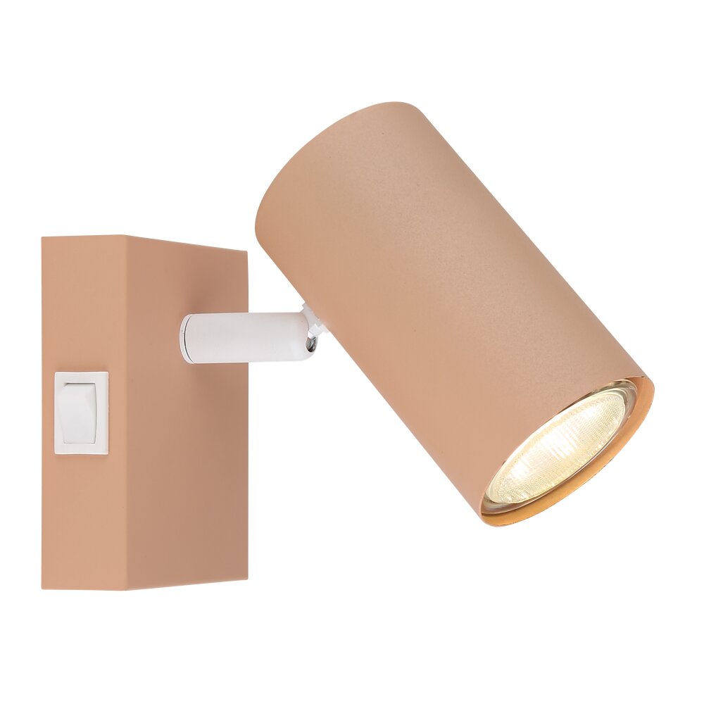 Globo Robby Plafondlamp, Plafondspot, Wandlamp, Muurspot Roze, 1-licht main product photo