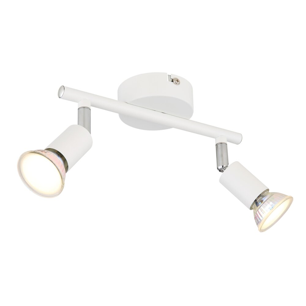 Globo Matrix Plafondlamp, Plafondspot, Wandlamp, Muurspot Wit, 2-lichts main product photo