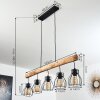 Gondo Hanglamp Bruin, Zwart, 5-lichts