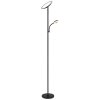 Globo Skopo Plafondlamp LED Zwart, 1-licht