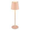 Globo Vannie Tafellamp LED Roze, 1-licht