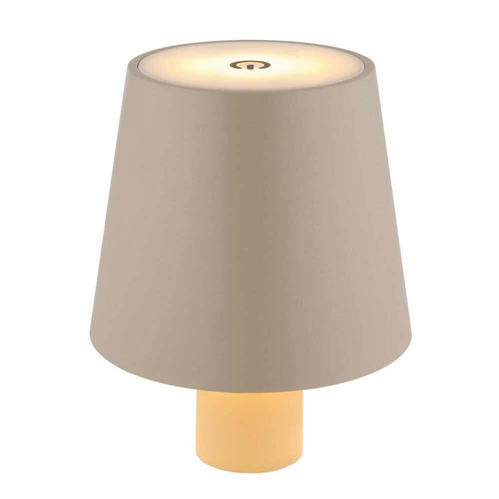 Globo Vannie Tafellamp LED Zandkleurig, 1-licht main product photo