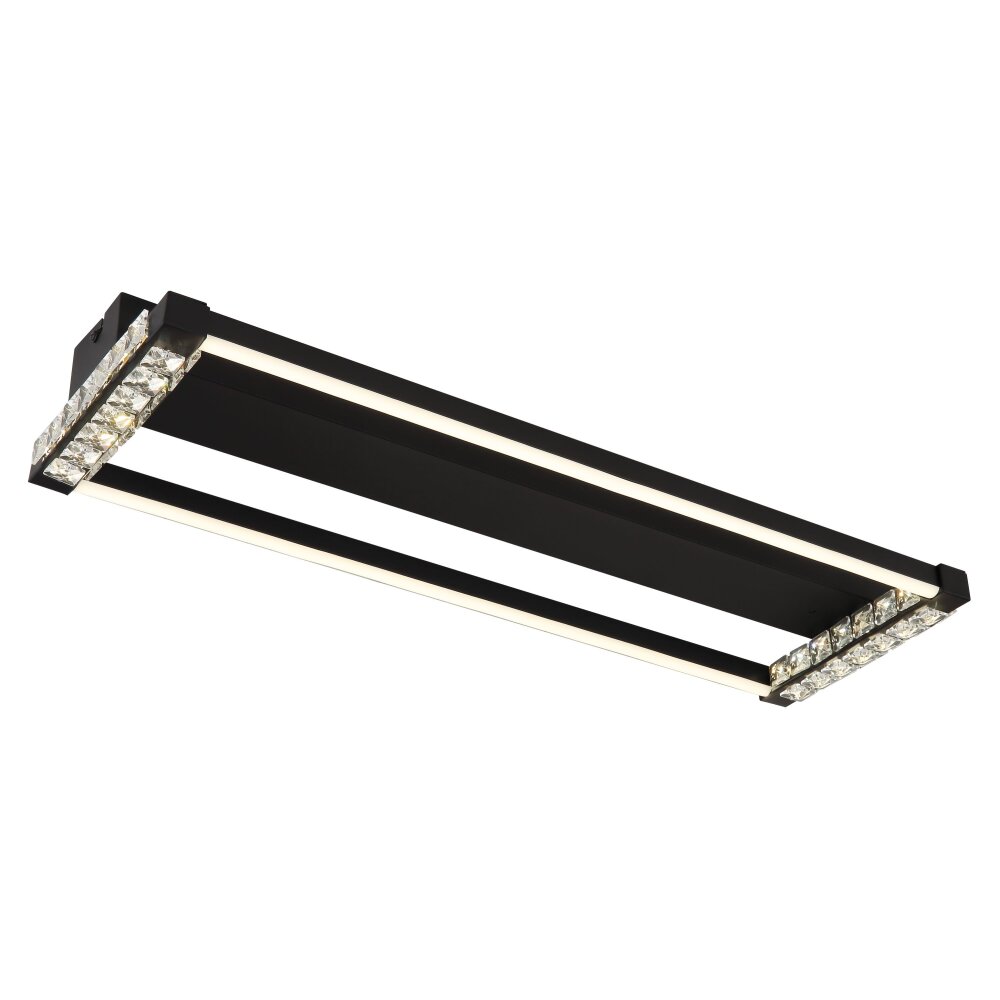 Globo Mariella Plafondlamp LED Zwart, 1-licht, Afstandsbediening main product photo