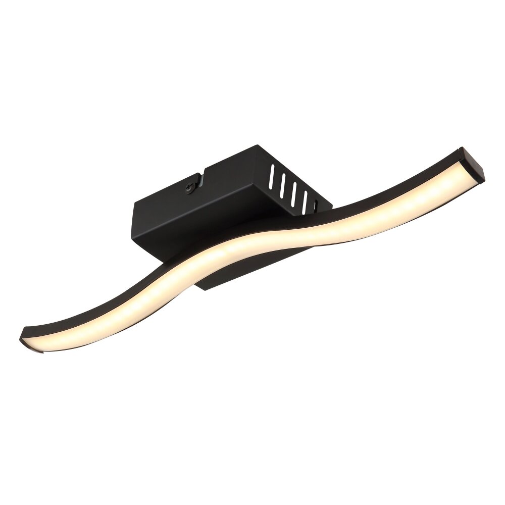 Globo Tyler Plafondlamp LED Zwart, 1-licht main product photo