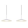 Globo Lampone Hanglamp LED Wit, 1-licht