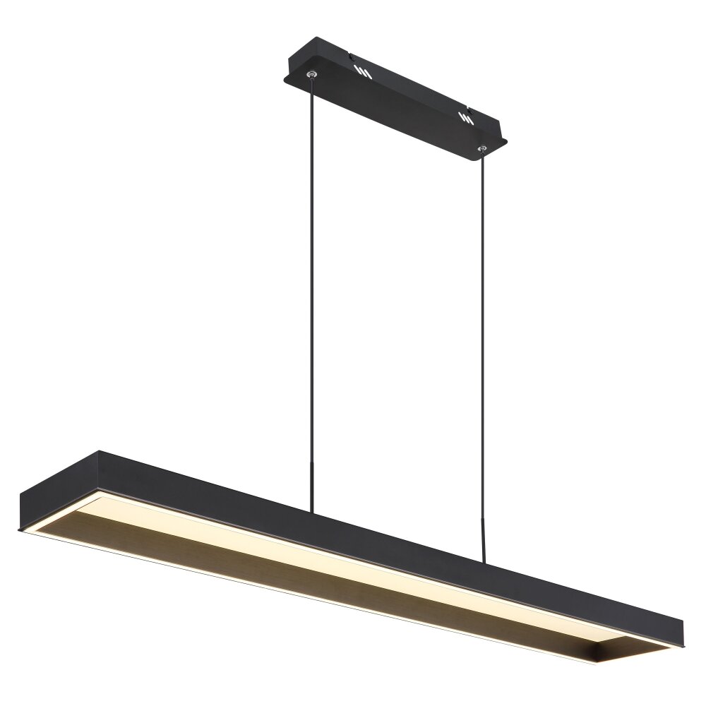 Globo Sola Hanglamp LED Zwart, 1-licht, Afstandsbediening main product photo