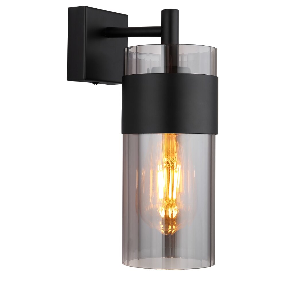 Globo Scarfina Wandlamp Zwart, 1-licht main product photo
