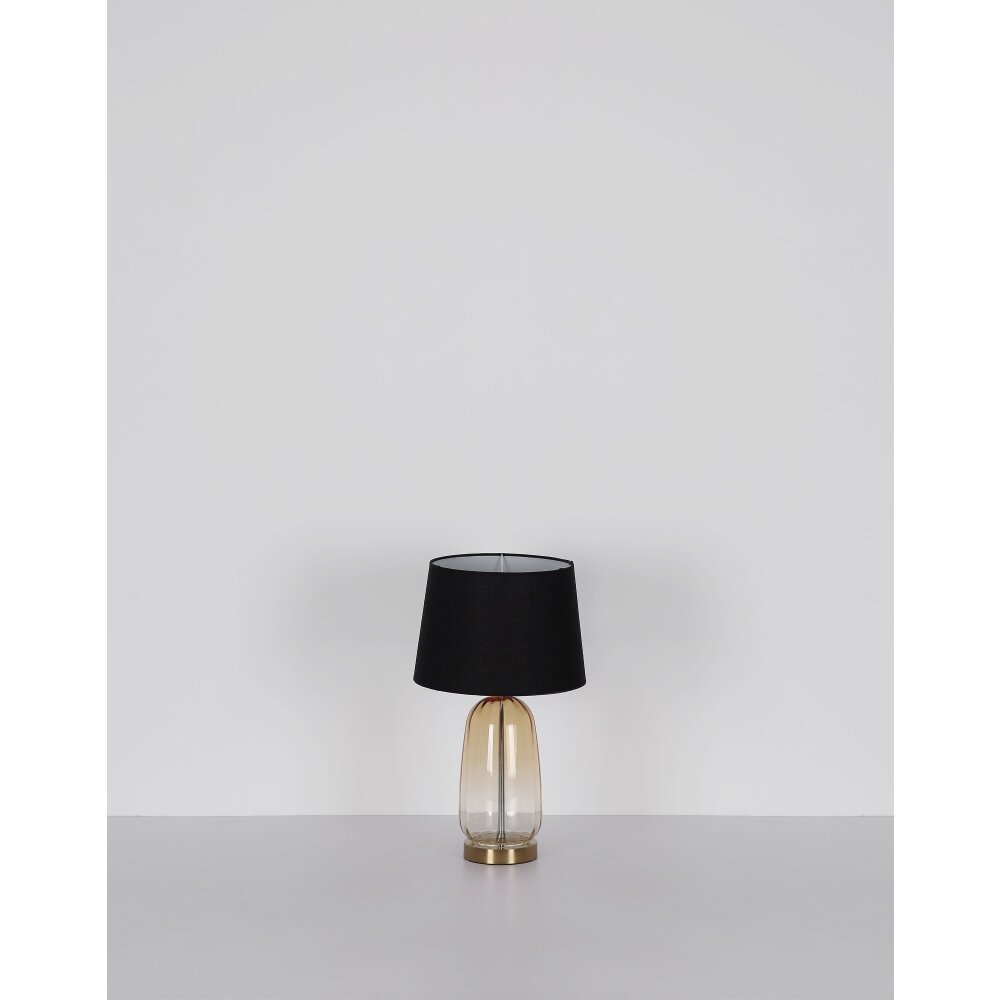 Globo Classy Tafellamp Amber, Messing, 1-licht